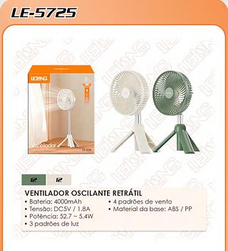 VENTILADOR OSCILANTE RETRÁTIL