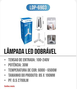 LÂMPADA LED DOBRÁVEL