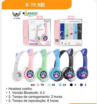 Headset coelho • 1. Versão Bluetooth: 5.3