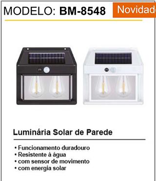 Luminária Solar de Parede