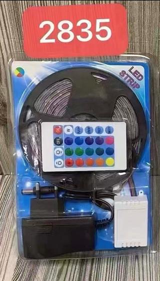 ￼Fita Led Rgb 3528 Colorida 5m + Controle+Fonte
