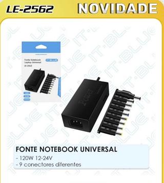 FONTE NOTEBOOK UNIVERSAL - 120W 12-24V