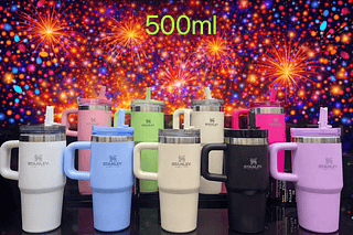 Copo Stanley com canudo