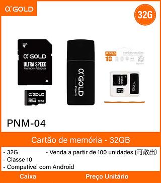 Cartão de Memória 32 GB