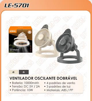 VENTILADOR OSCILANTE DOBRÁVEL