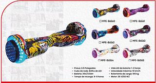 • Pneus: 6.5 Polegadas • Cubo da roda: Brilho de LED • Bateria: 36V/4.0AH • Tempo de recarga: 4-6 horas • Vida útil da bateria: 1-2 horas • Velocidade máxima: 10 km/h • Rolamento de carga: 100 kg • Motor: 36 V250 W2