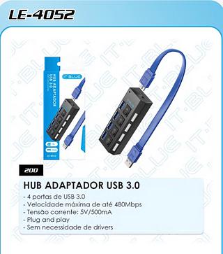 HUB ADAPTADOR USB 3.0