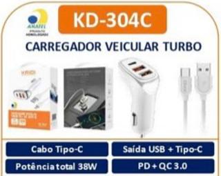 CARREGADOR VEICULAR TURBO