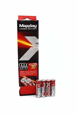PACOTE PILHA AAA 60 UND MAXDAY