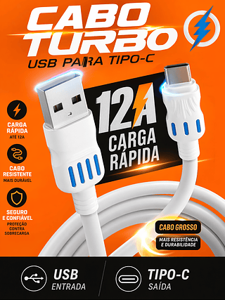 CABO OTTO TURBO TIPO-C 1M