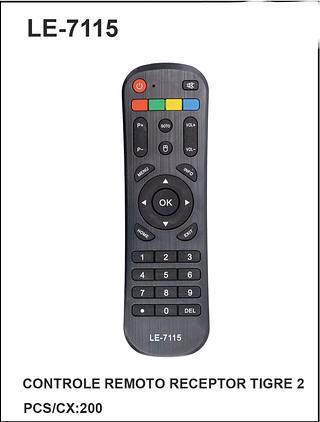 CONTROLE REMOTO RECEPTOR TIGRE 2/V11