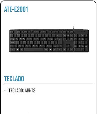 Teclado com Fio USB