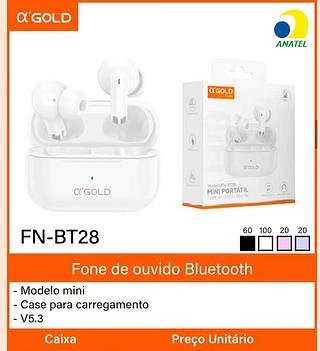 Fone de ouvido Bluetooth