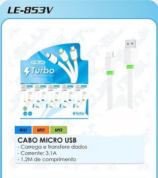 CABO MICRO USB 1,2M de comprimento