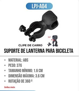 SUPORTE DE LANTERNA PARA BICICLETA