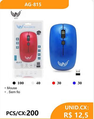 Mouse • . Sem fio